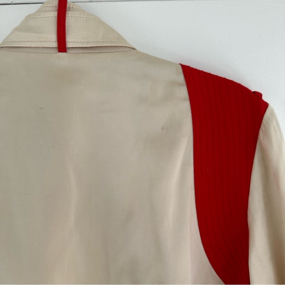 Vintage Catherine Malandrino silk bomber jacket - Picture 7 of 7
